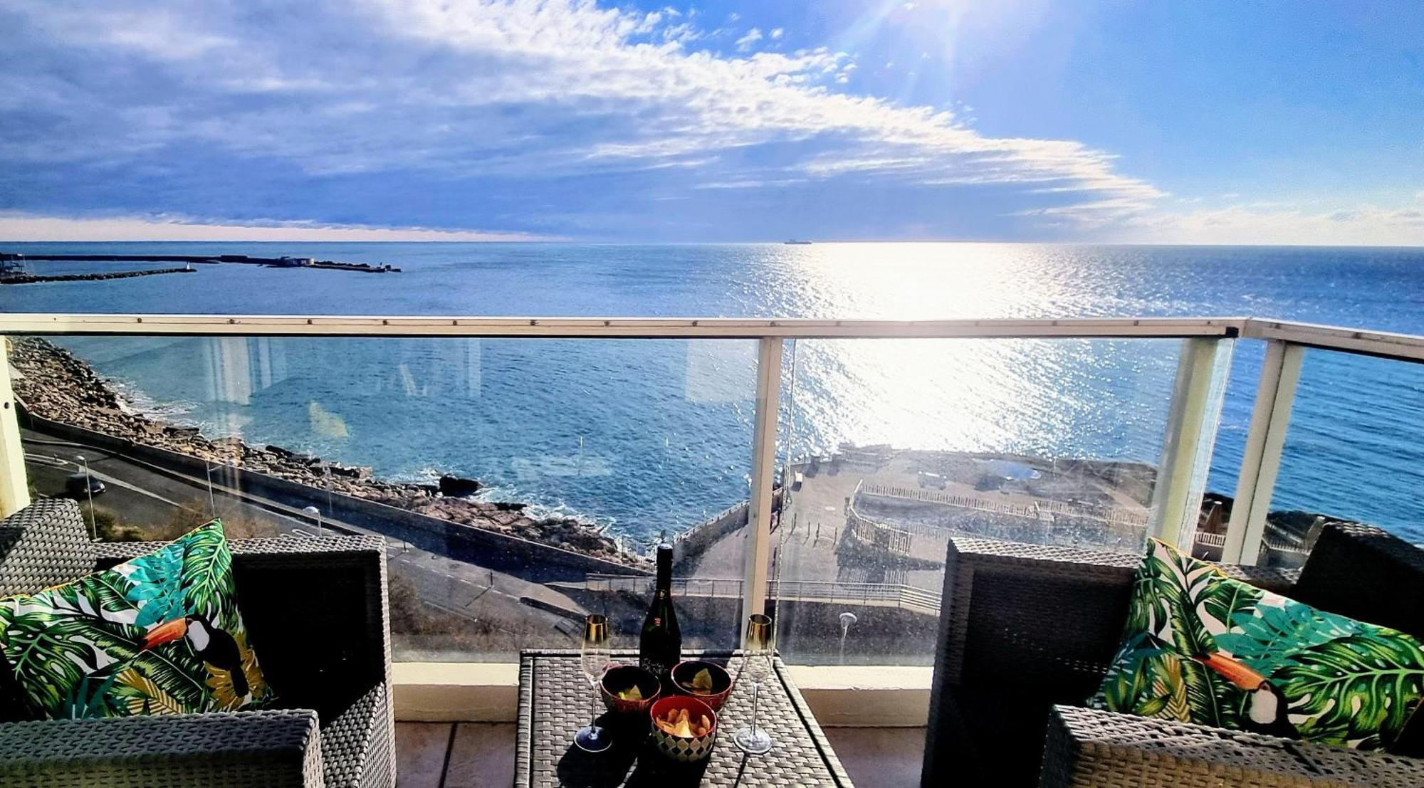 Le Marty 53 Un Balcon Sur La Mer Centre Historique Sete Luaran gambar